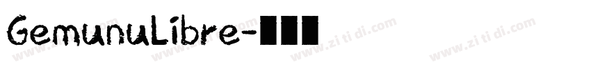 GemunuLibre字体转换