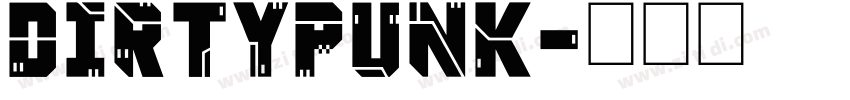 DirtyPunk字体转换