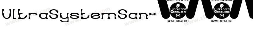 UltraSystemSan字体转换