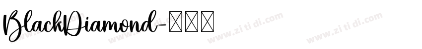BlackDiamond字体转换
