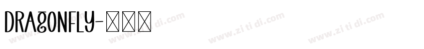 Dragonfly字体转换