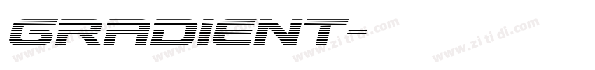 gradient字体转换