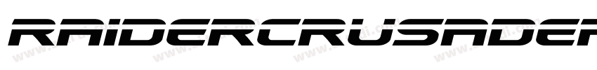 raidercrusaderlaser字体转换