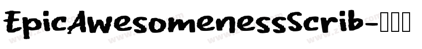 EpicAwesomenessScrib字体转换
