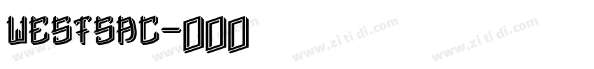 Westsac字体转换