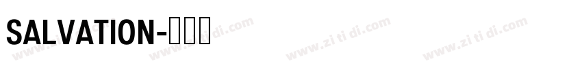 Salvation字体转换