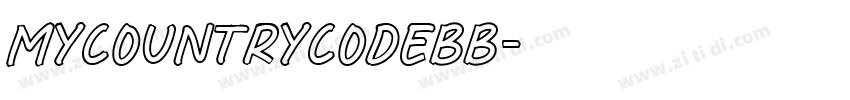 MyCountryCodeBB字体转换
