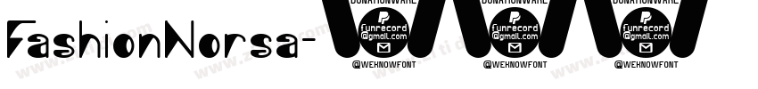 FashionNorsa字体转换