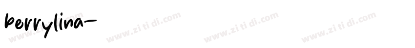 berrylina字体转换