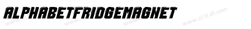 AlphabetFridgeMagnet字体转换