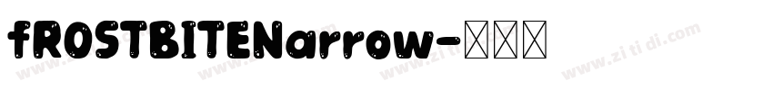FROSTBITENarrow字体转换