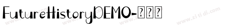 FutureHistoryDEMO字体转换