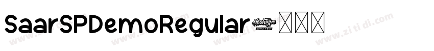 SaarSPDemoRegular字体转换