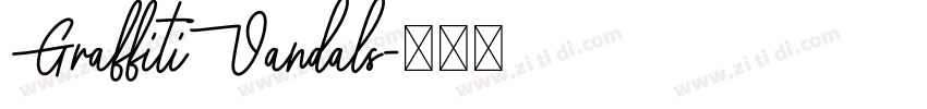 GraffitiVandals字体转换