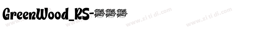 GreenWood_RS字体转换