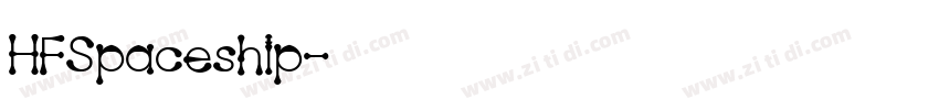HFSpaceship字体转换