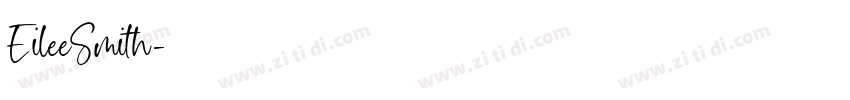 EileeSmith字体转换