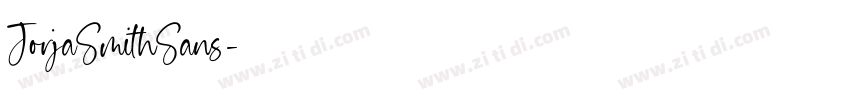 JorjaSmithSans字体转换