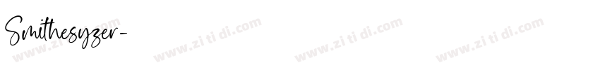 Smithesyzer字体转换