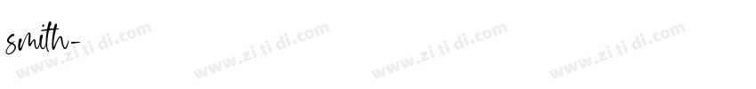 smith字体转换