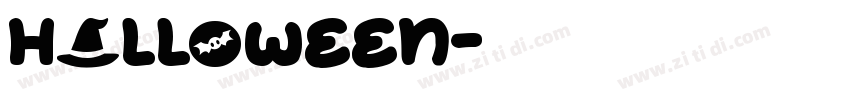 Halloween字体转换