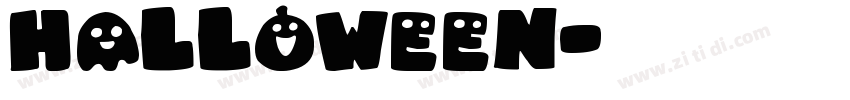 Halloween字体转换