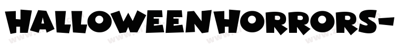 HalloweenHorrors字体转换