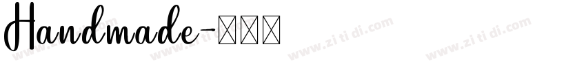 Handmade字体转换
