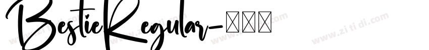 BestieRegular字体转换