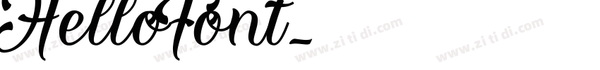 HelloFont字体转换