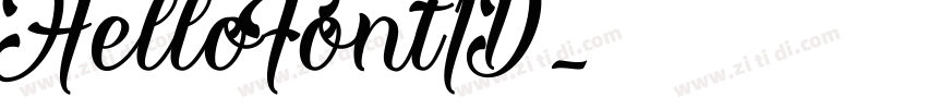 HelloFontID字体转换