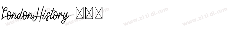 LondonHistory字体转换