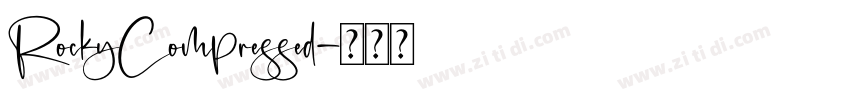 RockyCompressed字体转换