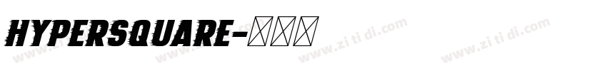 HyperSquare字体转换