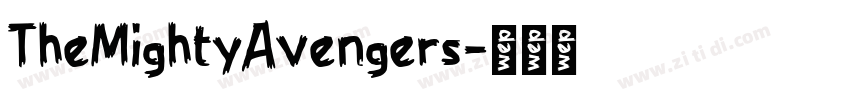 TheMightyAvengers字体转换