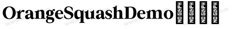 OrangeSquashDemo字体转换