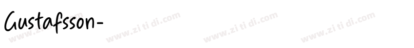 Gustafsson字体转换