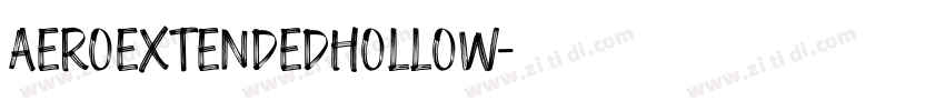 AEROEXTENDEDHOLLOW字体转换