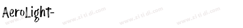 AeroLight字体转换