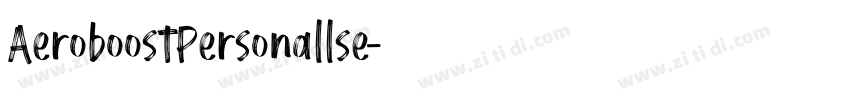 AeroboostPersonallse字体转换