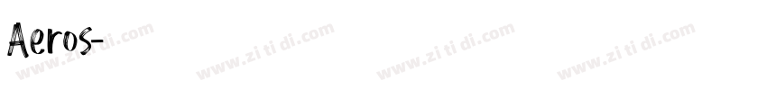 Aeros字体转换