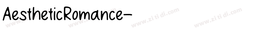 AestheticRomance字体转换