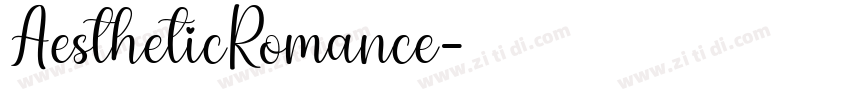 AestheticRomance字体转换