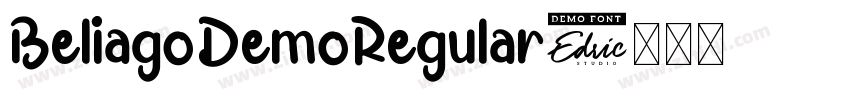 BeliagoDemoRegular字体转换