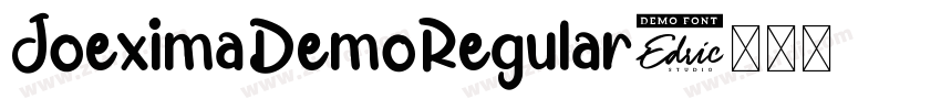 JoeximaDemoRegular字体转换