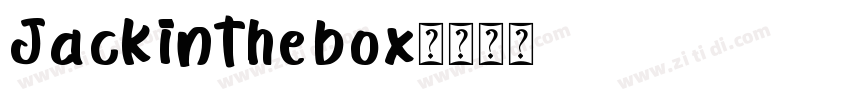 Jackinthebox字体转换
