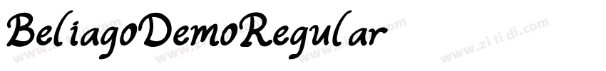 BeliagoDemoRegular字体转换