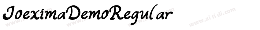 JoeximaDemoRegular字体转换