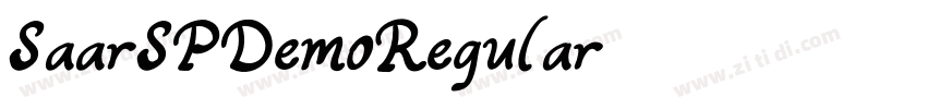 SaarSPDemoRegular字体转换