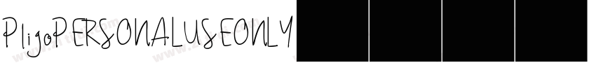 PligoPERSONALUSEONLY字体转换
